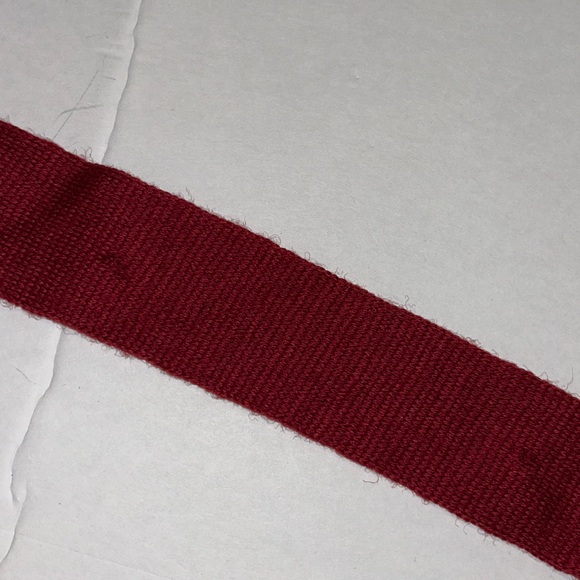 Knit ties set of 2. Red and Burgundy vintage, wool, polyester - Picture 9 of 10